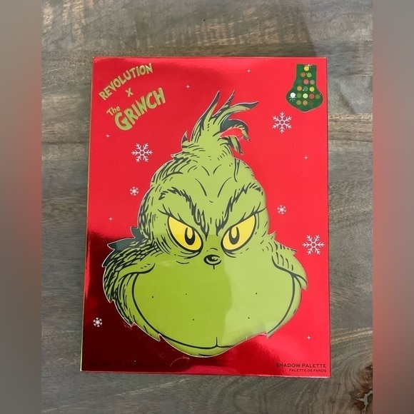 The Grinch x Makeup Revolution The Grinch Eyeshadow Palette - Picture 2 of 11
